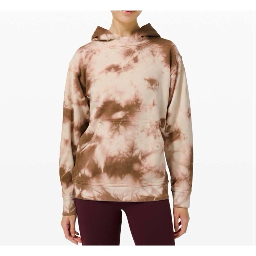 lululemon All Yours Hoodie Earth Dye Hoodie Women's Size 6 Retail $118